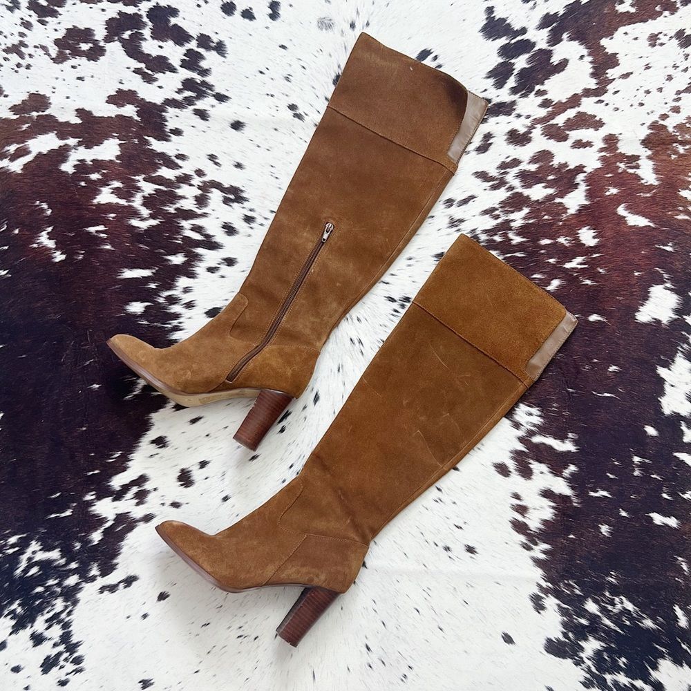 Lord & Taylor 424 Mikayla Suede Over the knee Boots